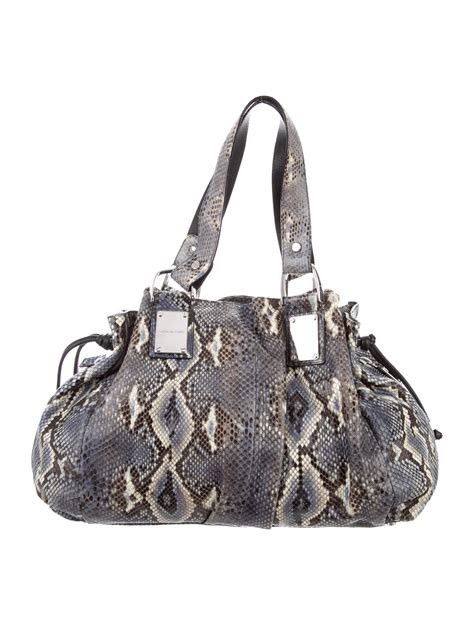 michael kors snakeskin bag.